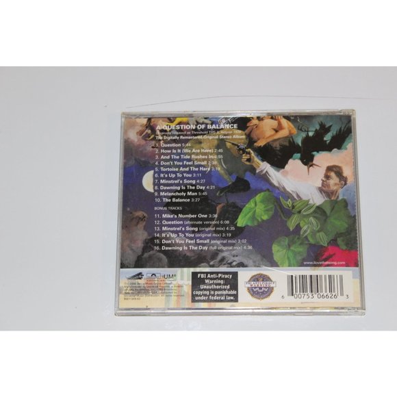 CD A Question of Balance "The Moody Blues" Remaster with 6 Bonus Tracks 2008 - Picture 2 of 3
